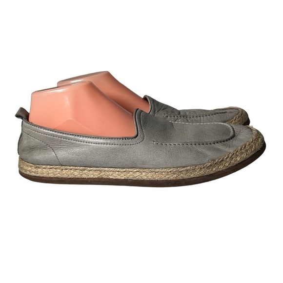 Aquatalia Men\'s John Tumbled Calf Loafer Size 9.5 Gray main image 5